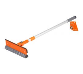 Складная щетка для мытья стекол с телескопической ручкой, поролоном и водосгоном Airline 75-125 см ABGN007 