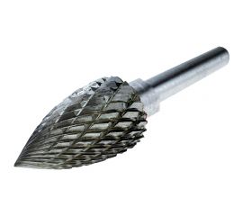 Бор-фреза твердосплавная по металлу параболическая заостренная, тип G 14x25x6 мм TORGWIN T601584 