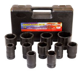 Набор головок 11 шт АВТОМАГНАТ AM-06-021 
