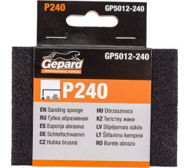 Губка абразивная 4-х сторонняя Р240 Gepard GP5012-240 
