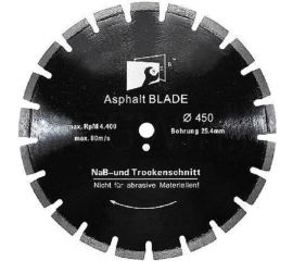 Диск алмазный асфальт 450х10х25.4 мм S.E.B. S78973 