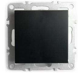 1-клавишный выключатель STEKKER (механизм), серия Эрна, PSW10-9103-03, черны 49148 