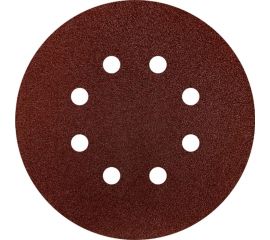 Круг абразивный перфорированный под липучку 100 шт, 125 мм, Р36 vertextools 12801-036 