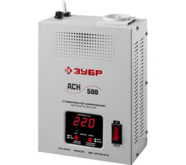 Автоматический стабилизатор напряжения Зубр Профессионал 500 ВА 59381-0.5 
