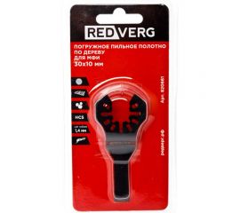 Полотно пильное погружное по дереву (30х10 мм; шаг зубьев 1.4 мм) REDVERG 820661 6627141 