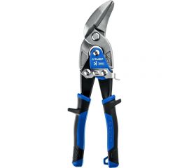 Левые ножницы по металлу ЗУБР Профессионал усиленные, с выносом, 250 мм 23130-OL 