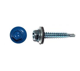 Кровельный саморез КРЕП-КОМП 4,8x35, RAL5005, насыщенный синий, 250 шт. ск355005кф 