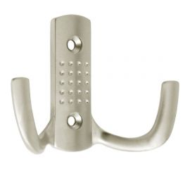 Крючок с перфорацией Tech-Krep 2-х рожковый, сатин 1 шт 129910 