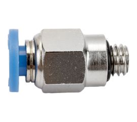 Фитинг цанговый прямой с наружной резьбой M6x1 для трубки диаметром 4 мм SHPI PC 04-M6 