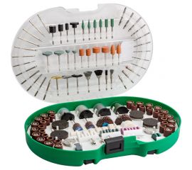 Набор аксессуаров для мини-дрелей 276 шт в пластиковом кейсе ROCKFORCE RF-GSK276 
