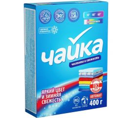Стиральный порошок автомат Сонца 400г Чайка для цветного Яркий цвет и зимняя свежесть 86449 