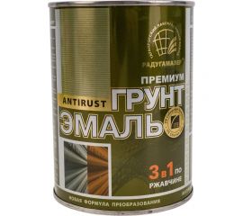 Грунт-эмаль 3 в 1 Радугамалер черная 0,9 кг 4650001275172 