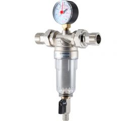 Фильтр промывной с манометром для холодной воды PROFACTOR 3/4" PF FS 238.20G 