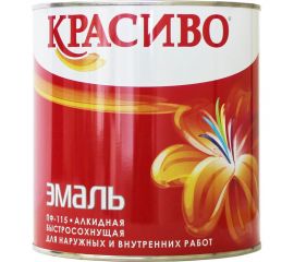 Эмаль Красиво ПФ-115 шоколадная, банка 2,7 кг 4690417028771 