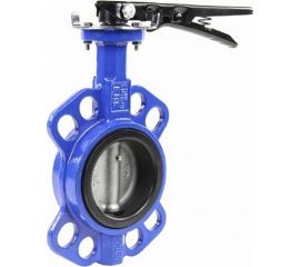 Повротный затвор DN.ru WCB-316L-NBR Ду80 Ру16, углеродистая сталь, NBR, с ручкой D050-02248 