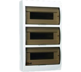 Корпус DEKraft ЩРН-П-36 31014DEK навесной модульный пластиковый 36мод. IP41 1113507 