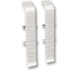 Соединитель для плинтуса DECONIKA (85 мм; 255 Ясень бьянко; 2 шт.) Д-П85-С-Ф2 255 ЯСН БНК 