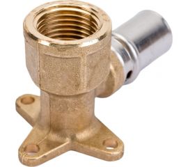 Настенный короткий угольник с креплением STOUT 1/2х16 SFP-0018-001216 