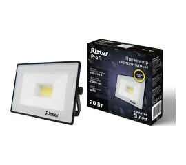 Светодиодный прожектор RITTER Profi гарантия 5 лет 100лм/Вт 20 Вт 2700К 53426 0 