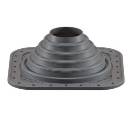 Кровельная прямая проходка Borge №4 D 76-178мм, фланец 273x273мм, серый 01.224.03.03.02.000.7024 