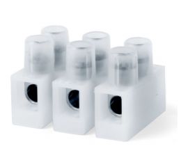 Клемник DKC Полиамид 6.6, 3р, 110 град., 450V, 24А, 2,5мм.кв. 1шт 43103NYr 