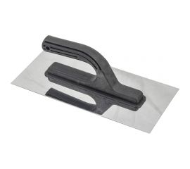 Прямая гладилка КЭС нержавеющая сталь, пластиковая рукоятка, 130x270 мм 10100001 