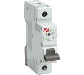 Автоматический выключатель EKF AV-10, 1P, 16A, 10kA, AVERES SQmcb10-1-16B-av 