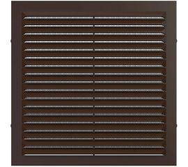 Решетка вентиляционная вытяжная 1919С (194x194 мм; АБС; коричневая) ERA 86-678 