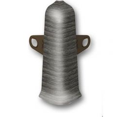 Наружный угол для плинтуса DECONIKA (55 мм; 352 каштан серый; 2 шт.) Д-П55-Нк-Ф2 352 КШТ СЕР 