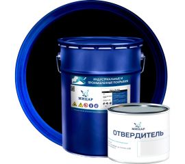 Антикоррозийная эмаль по металлу Мицар ХС-436 20 кг 0,4 кг черный 1571 