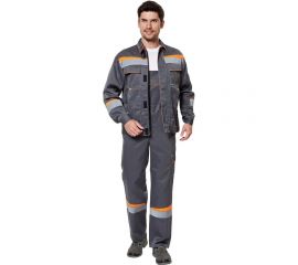 Костюм Эксперт Спецодежда Комфорт 2, серый/оранжевый, р. 48-50, рост 170-176 6446000026703 