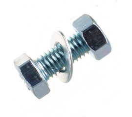 Болт с ш/г полная резьба DIN 933 Качественный КРЕПЕЖ набор 5х12 180 шт 0300997 КЧ 