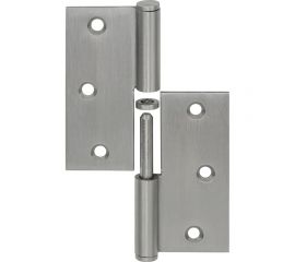 Петля VORMANN дверная, разъемная, 90х90 мм, левая, нержавеющая сталь 010871090 