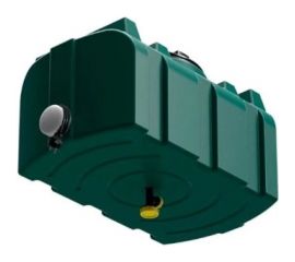 Душевой бак POLIMER GROUP серии «R» 100 литров (зеленый) с подогревом DR100S212 