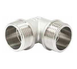 Угольник STI латунный Ду25 (1") Ру16 НР/НР никелированный D270-05013 