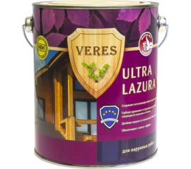 Пропитка Veres Ultra Lazura №12 белый 2.7 л 1/4 42045 