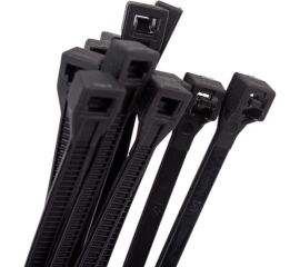 Стяжка для кабеля ZOLDER 150х3,6 мм нейлон, черная, 100 шт. HTA-3,6х150/100Ч 