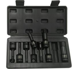 Набор головок-бит HEX ударных в кейсе (8 шт; 1/2"") Forsage F-4087MPB 