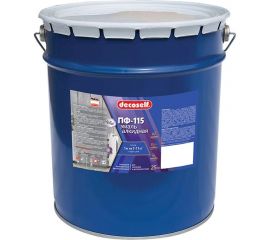 Эмаль Пуфас ПФ-115 серая Decoself 25кг тов-200193 
