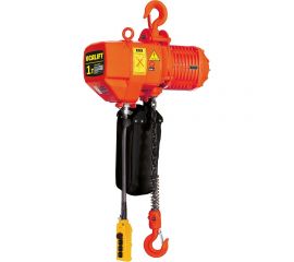 Цепная стационарная таль OCALIFT 01-01S г/п 1Т, высота 4,5м, 380в, на крюке OCA0101SN45m 