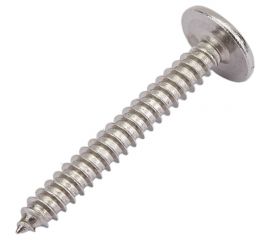 Нержавеющий саморез с прессшайбой KREPFIELD 4,8x38 мм, ART 9999, А2, самонарезающий, крестообразный шлиц PH, 25 шт. 9999A2саморез с прессшайбой4.8X38-25 