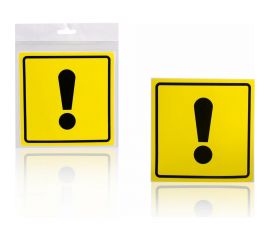 Знак Airline Начинающий водитель ГОСТ, наружный, самоклеящийся, 150х150 мм, в упаковке 1шт. AZN03 