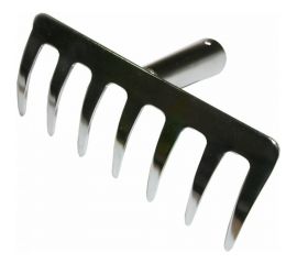 Грабли SKRAB мини 7 прямых зубов, нержавеющая сталь, без рукоятки 28075 
