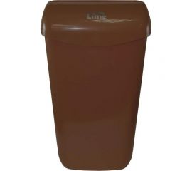 Корзина для мусора LIME 23 л, подвесная, с держателем мешка, коричневый 974235 