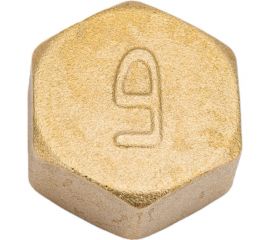 Заглушка LD PRIDE 1/2 вн латунь 549714 