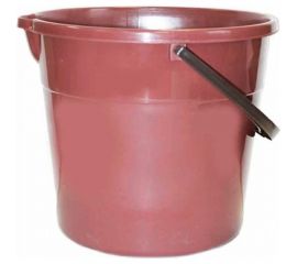 Ведро с носиком Умничка КЛАССИКА 10 л, бордовое/коричневое MPG8362 