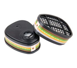 Противогазовый фильтр для защиты от органических, неорганических, кислых газов и аммиака класса Jeta Safety АВЕК2, 2 шт. 6641 