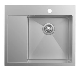 Мойка из нержавеющей стали IDDIS Haze сатин, чаша справа, 590х510 HAZ59SRi77 