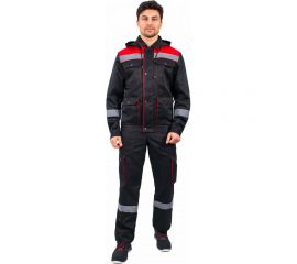 Костюм Факел Титан черный/красный, 52-54/170-176 87471187.005 