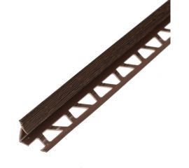 Раскладка внутренняя для плитки Ideal 10 мм, 2.5 м, 301 венге Вп10 301 ВНГ 